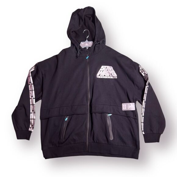 Disney Parks Star Wars A LONG TIME AGO... Zip Hoodie Jacket Size‎ XXL Unisex - Picture 1 of 9